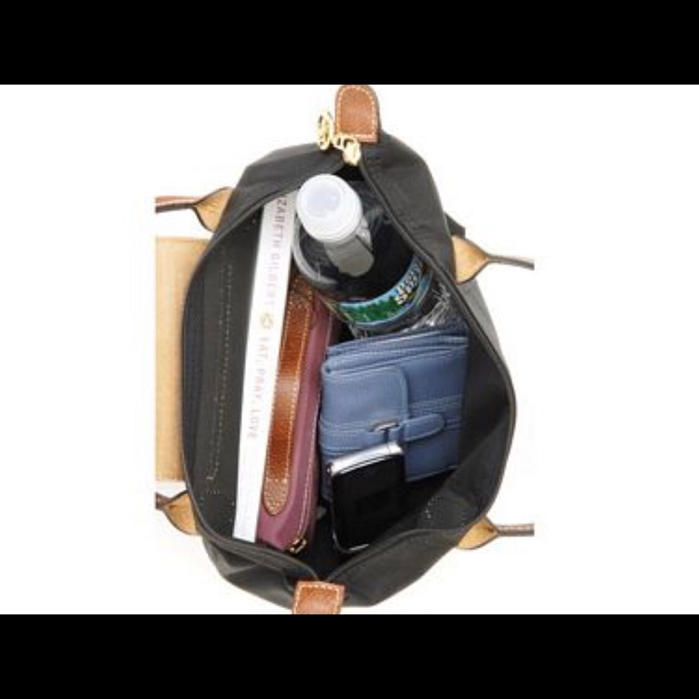 Longchamp Le Pliage Small Top-Handle Tote in Black - Picture 4 of 7
